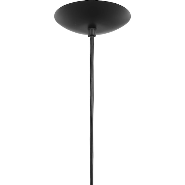 Globe LED Collection Black One-Light LED Pendant